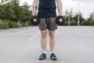 Dumbbell chest press is suitable for beginners. (Photo via Pexels/Anete Lusina)